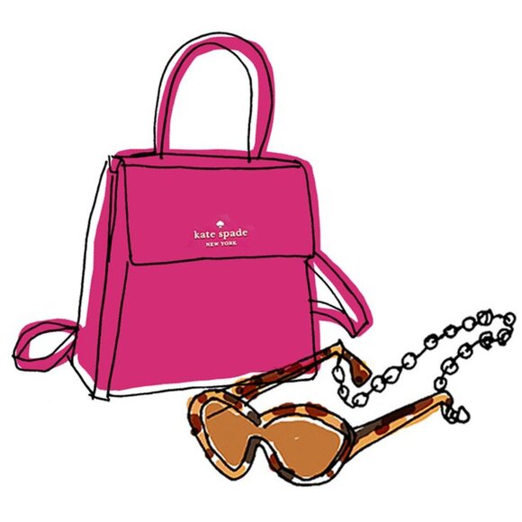 Preppy Kate Spade Pink and Purple Holiday Dress - Picture 9 of 9